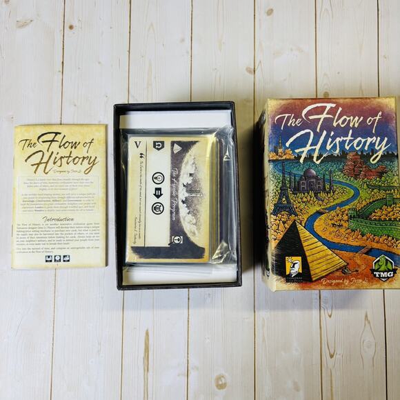 The Flow of History card board game TMG 2017 out of print NEW. Complete. - Picture 11 of 15